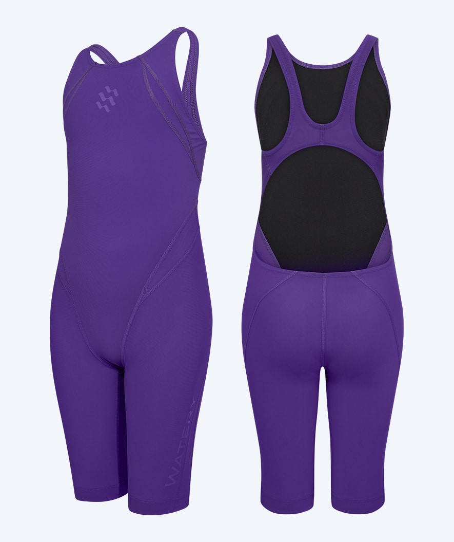 Watery racing swimsuit for girls - Rapidskin 2.0 - Purple