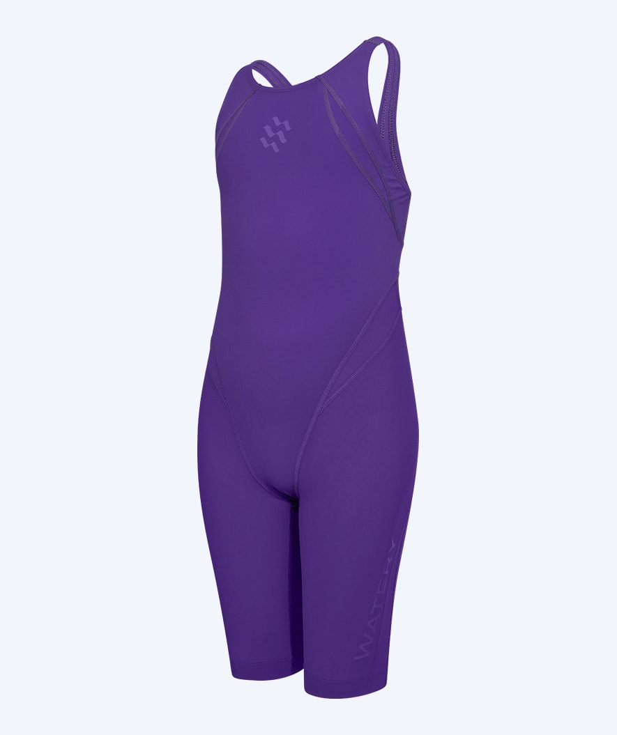 Watery racing swimsuit for girls - Rapidskin 2.0 - Purple