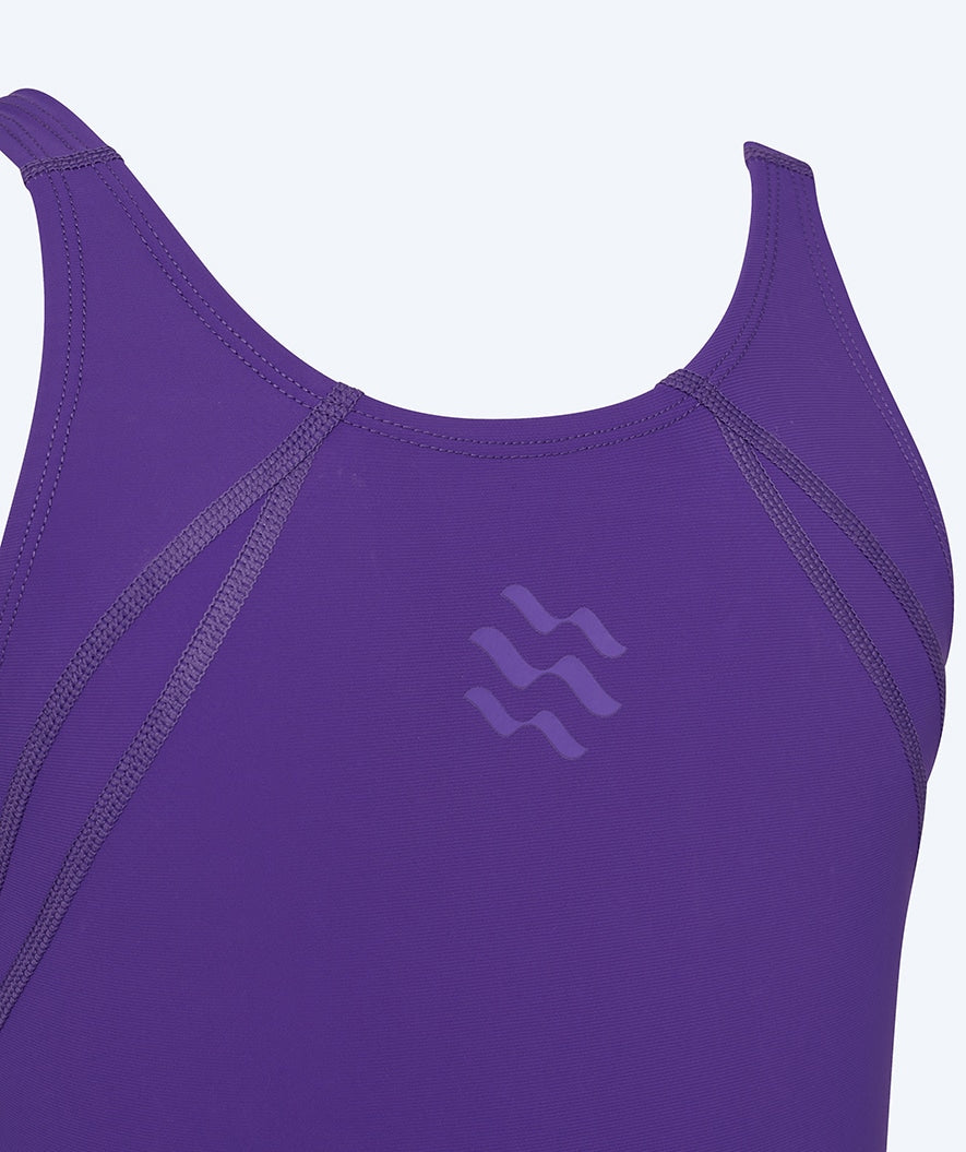 Watery racing swimsuit for girls - Rapidskin 2.0 - Purple