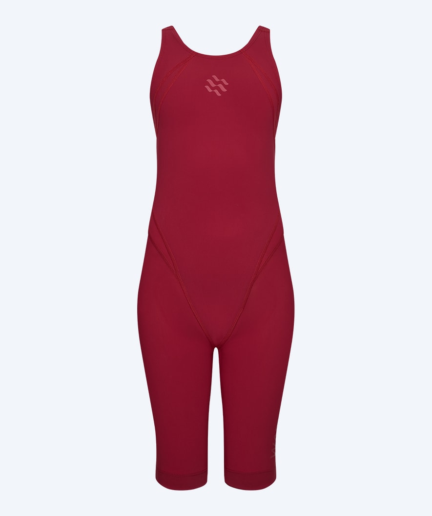 Watery racing swimsuit for girls - Rapidskin 2.0 - Red