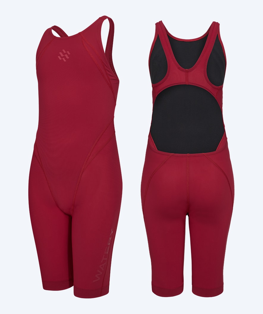 Watery racing swimsuit for girls - Rapidskin 2.0 - Red