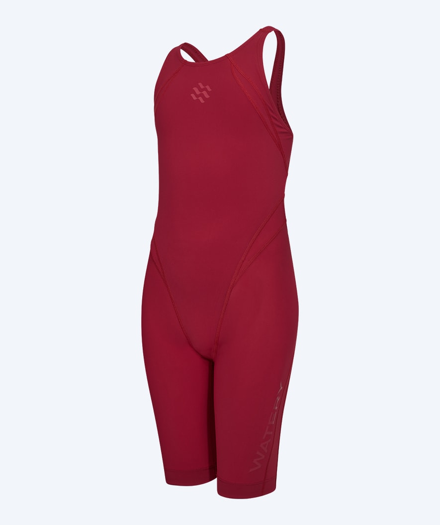 Watery racing swimsuit for girls - Rapidskin 2.0 - Red