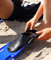 Watery diving fins for adults - Masika - Blue