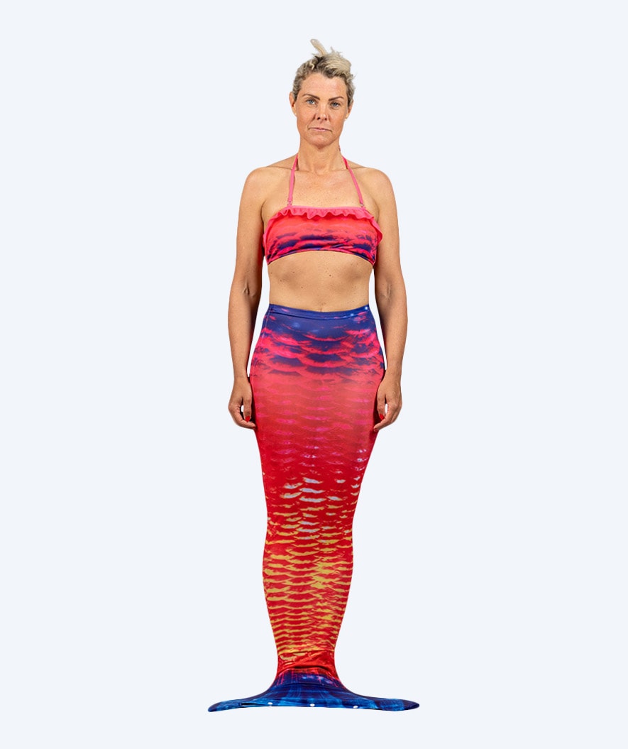 Watery mermaid bikini top for women - Sunrise