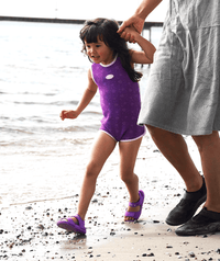 Watery swim sandals for kids - Moana - Purple