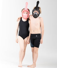 Watery full face diving mask for kids - Oxygen - Atlantic Blue