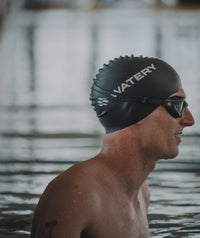 Watery training swimming goggles - Raven Active - Black/red 1.0