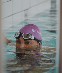 Watery exercise swim goggles - Raven Active - Black (Smoke lens)