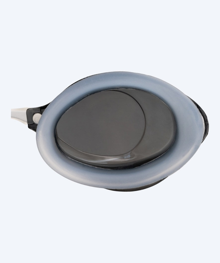 Watery swimming goggles - Stealth Mirror - White/silver