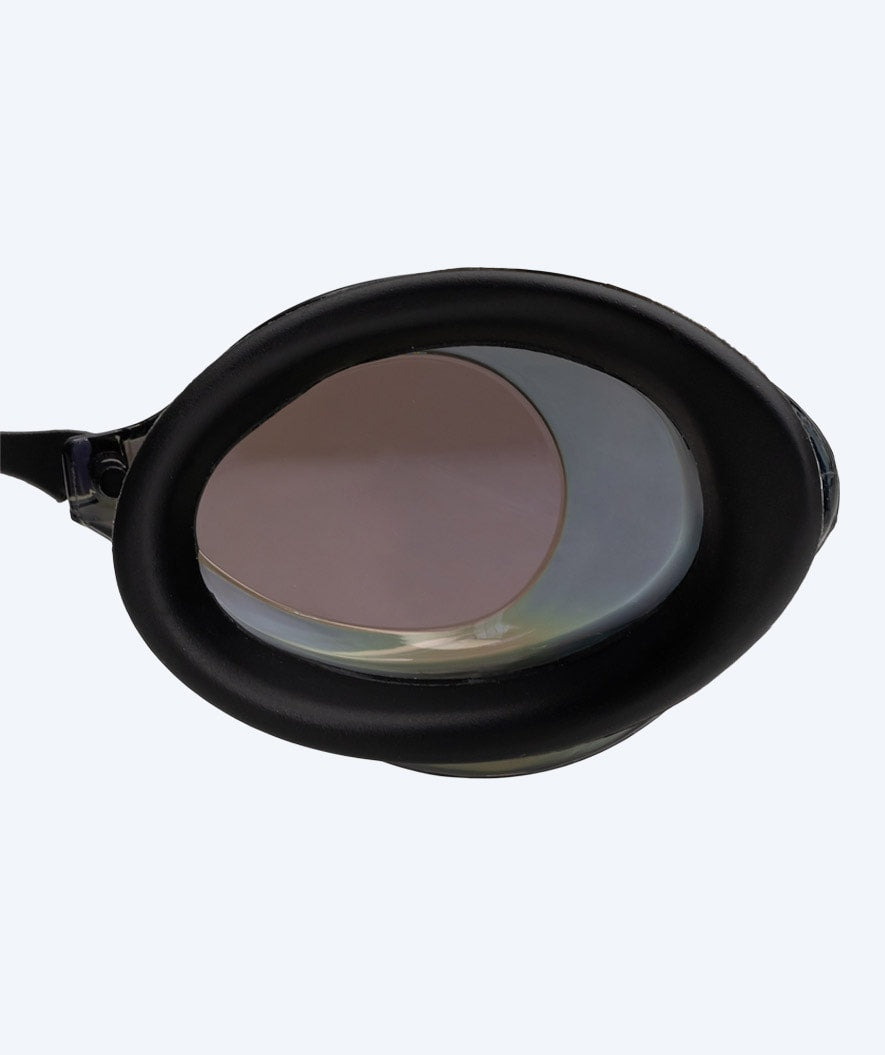 Watery swim goggles - Stealth Mirror - Black/gold