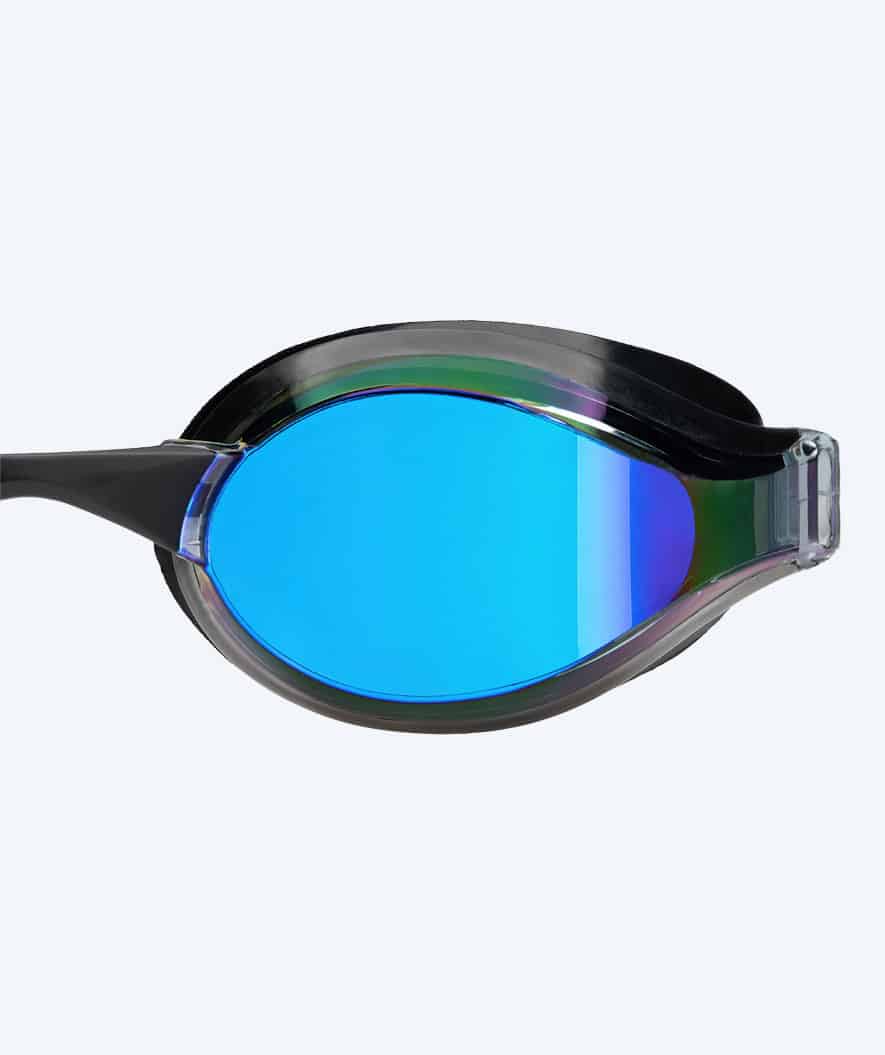Watery Elite swim goggles - Poseidon Mirror - Black/dark blue
