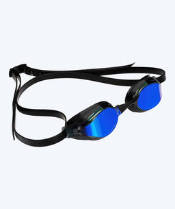 Watery Elite swimming goggles - Poseidon Mirror - Black/dark blue