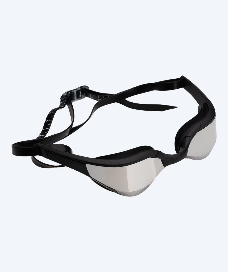 Watery swimming goggles - Instinct Elite Mirror - Black/silver
