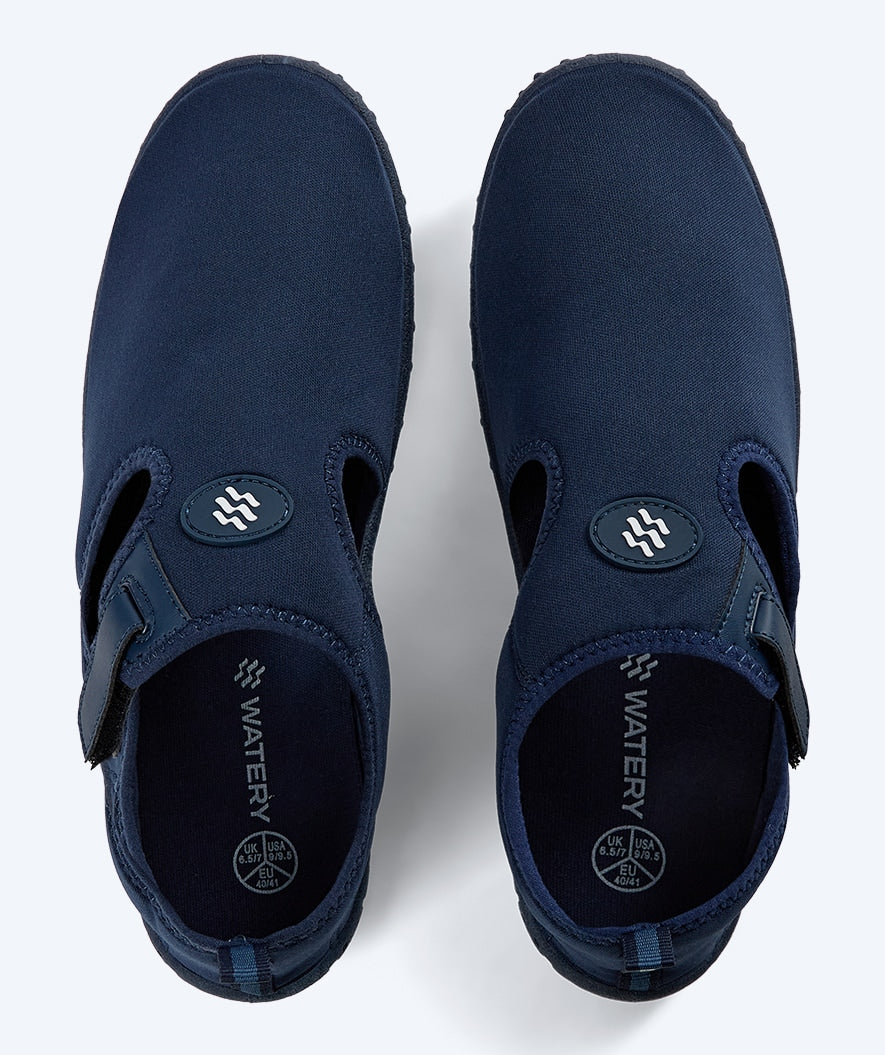 Watery swim shoes for adults - Romney - Dark blue