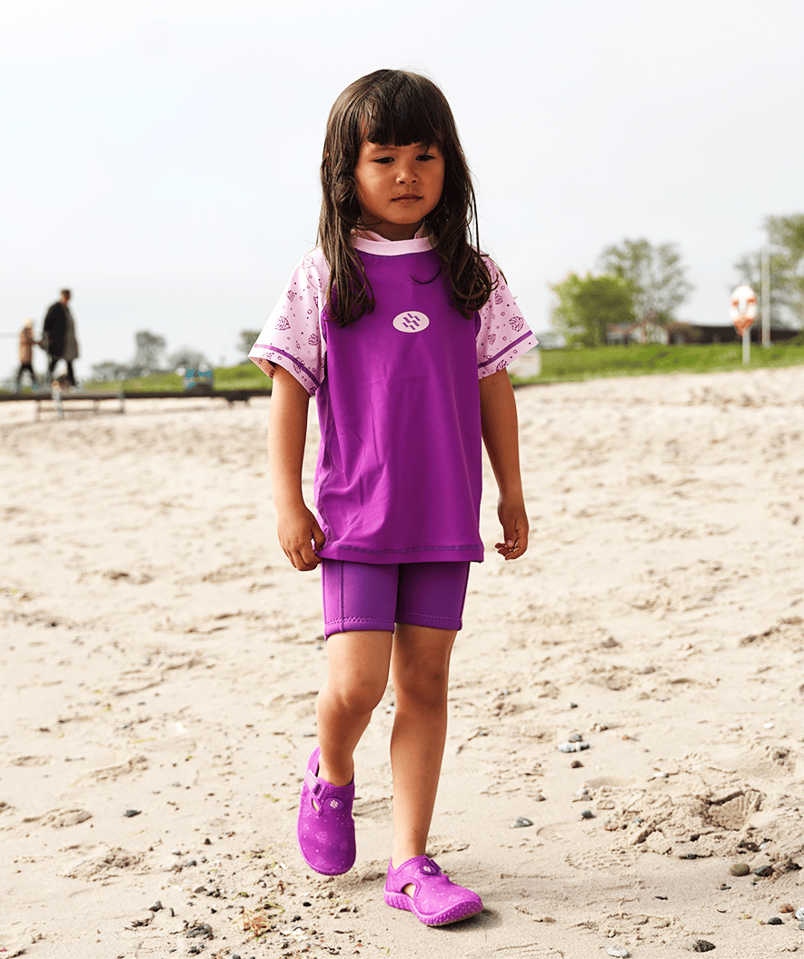 Watery water shoes for kids - Romney - Purple