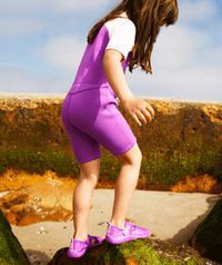 Watery swim shoes for kids - Romney - Purple