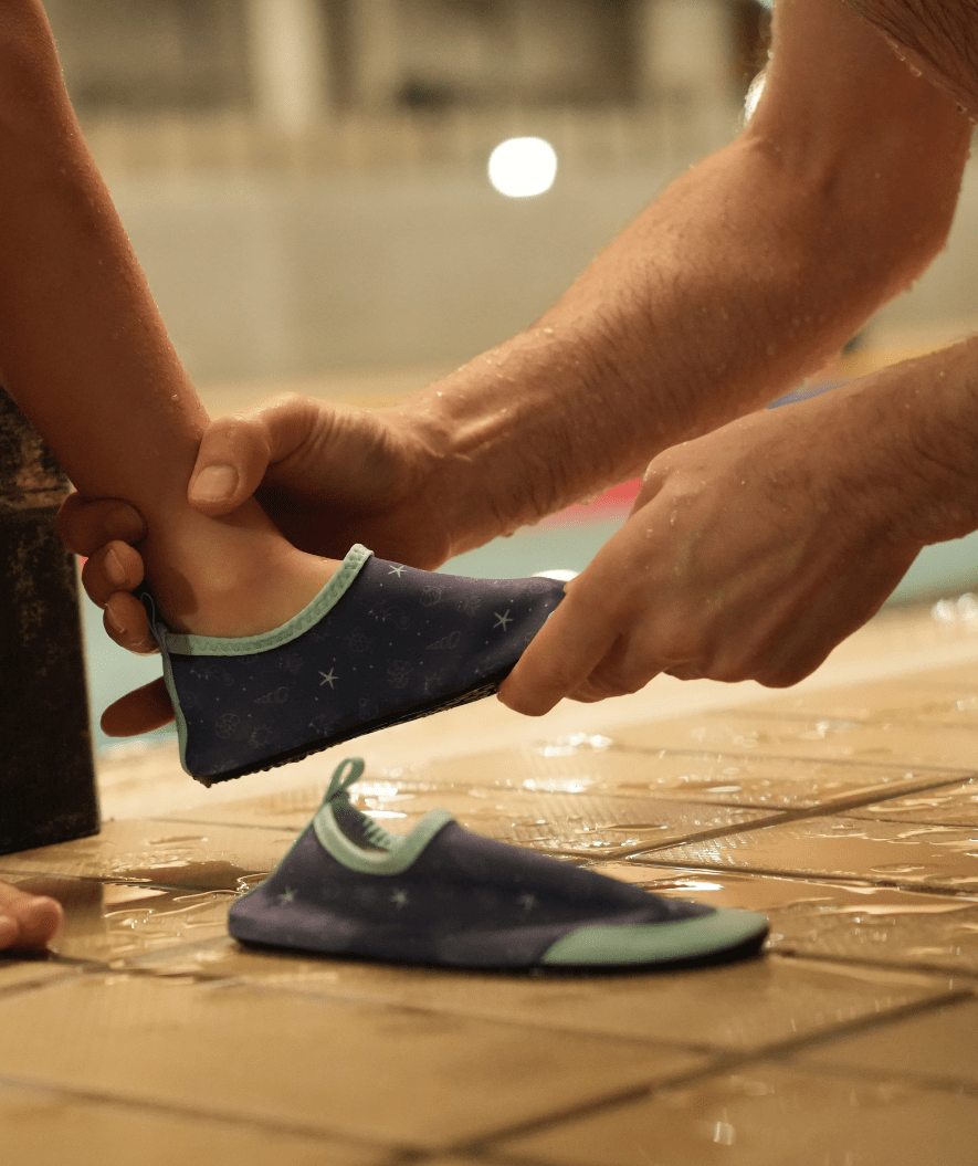 Watery swim socks for kids - Seadon - Atlantic Purple