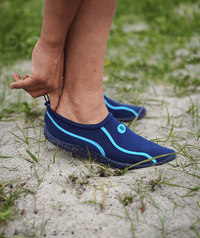 Watery swim shoes for kids - Spinner - Blue/green