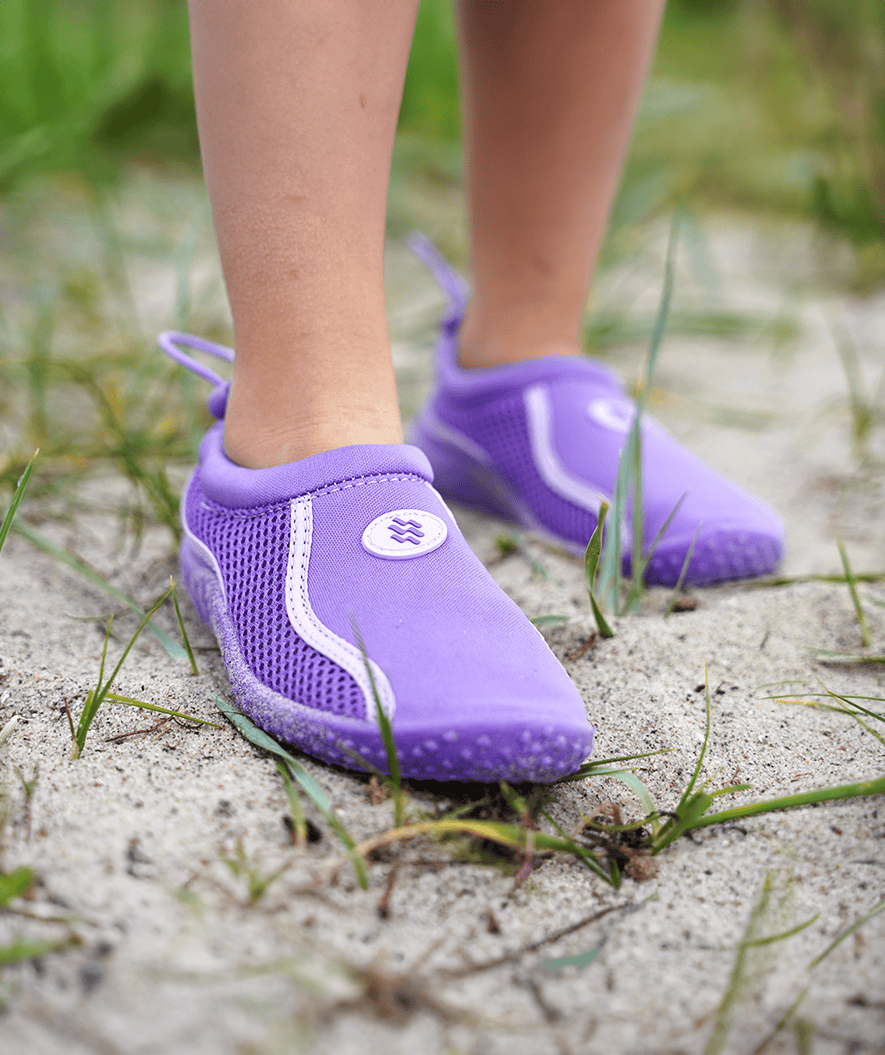 Watery swim shoes for kids - Spinner - Purple