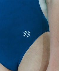 Watery swimsuit for women - Swim Rider Solid - Navy Blue