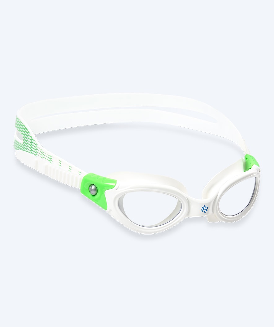 Watery diving goggles for kids - Delta - Green/white