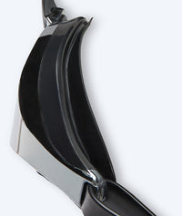 Watery Elite swimming goggles - Poseidon Mirror - Black/silver