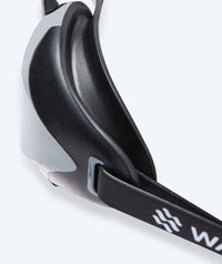 Watery Elite swimming goggles - Poseidon Ultra Mirror - Black/silver
