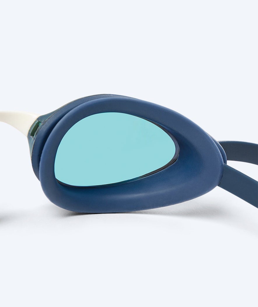 Watery Elite swimming goggles - Poseidon Ultra Mirror - Dark blue/gold