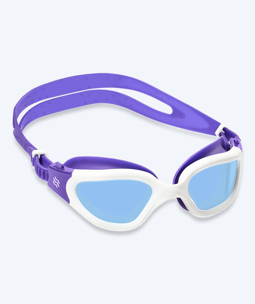 Watery training swimming goggles - Raven Active - Purple/light blue