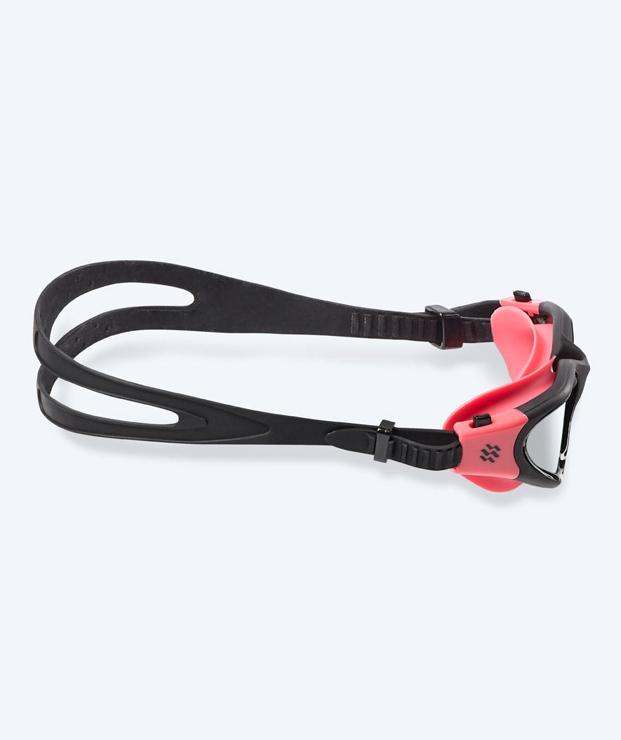 Watery exercise swim goggles - Raven Mirror - Pink/silver