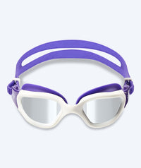Watery exercise swim goggles - Raven Mirror - Purple/silver
