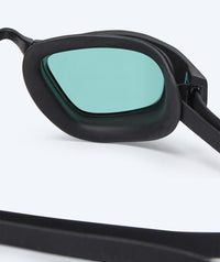 Watery Elite swim goggles - Storm Racer Mirror - Black/blue
