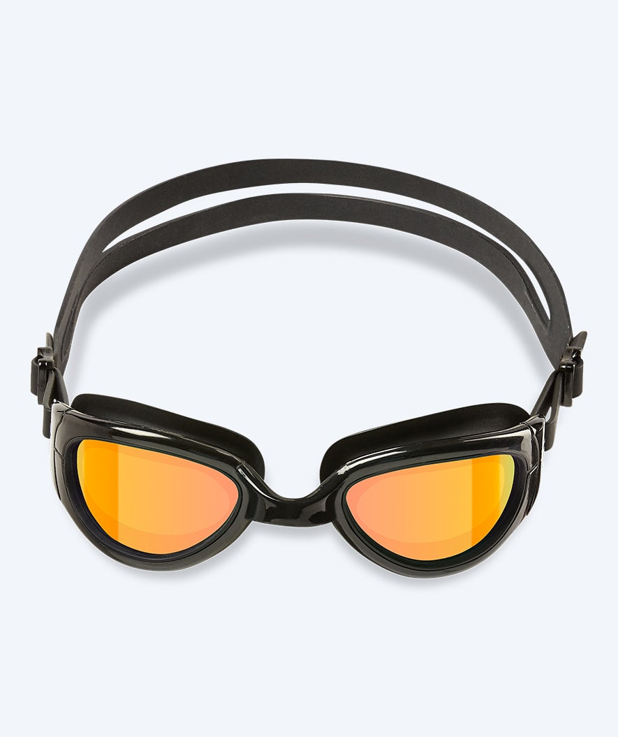 Watery training swimming goggles - Wade Mirror - Black/gold
