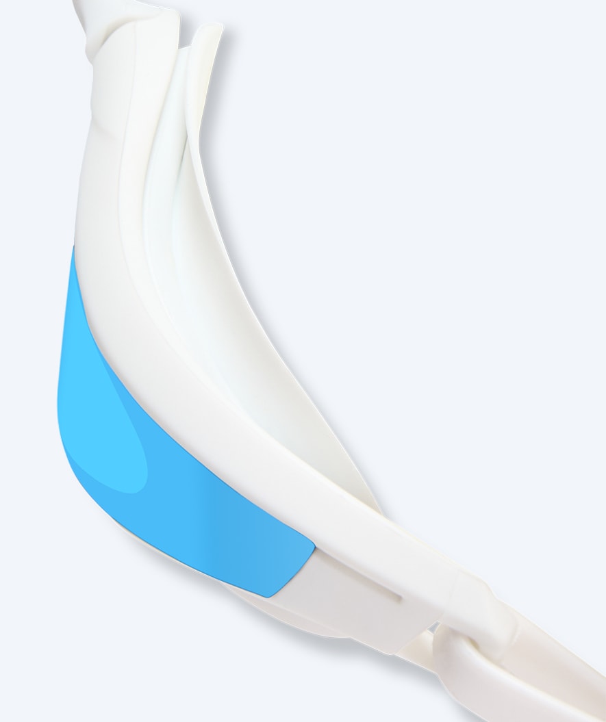 Watery swimming goggles - Instinct Ultra Mirror - White/blue
