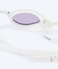 Watery swimming goggles - Instinct Ultra Mirror - White/gold