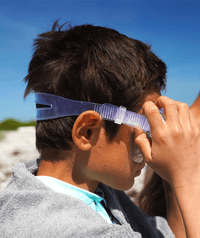 Watery Combo snorkel set for junior (8-15) - Odine - White