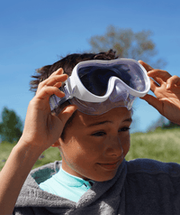 Watery Combo snorkel set for junior (8-15) - Odine - White