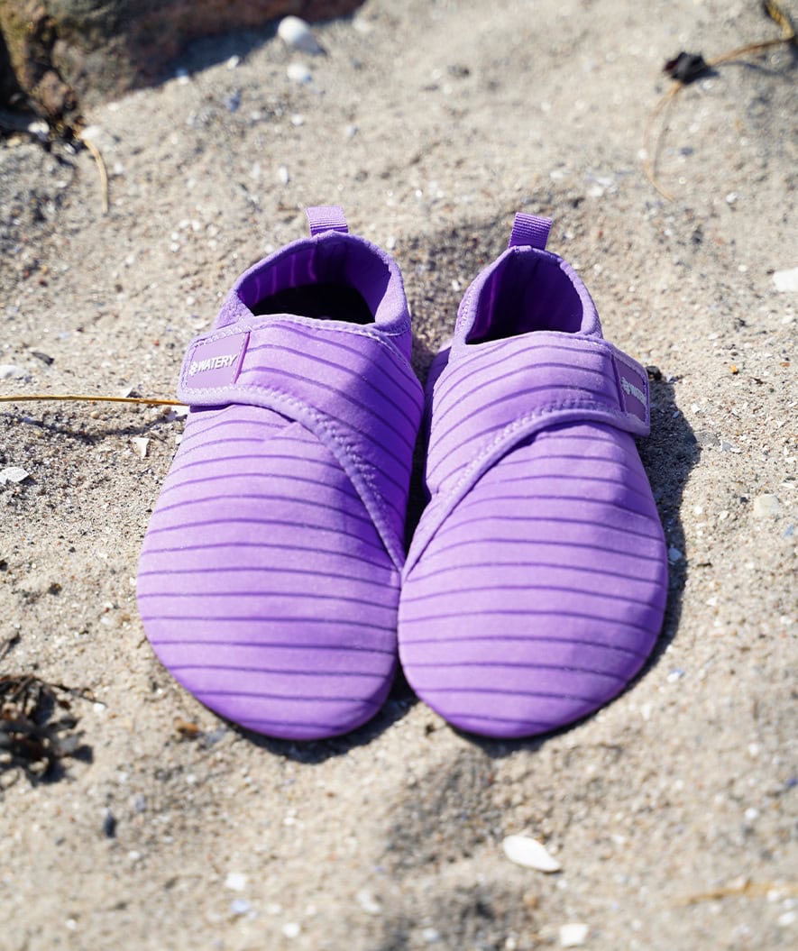 Watery neoprene swim shoes for adults - Poseidon - Purple