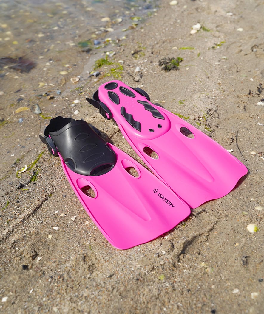 Watery diving fins for kids - Masika - Pink