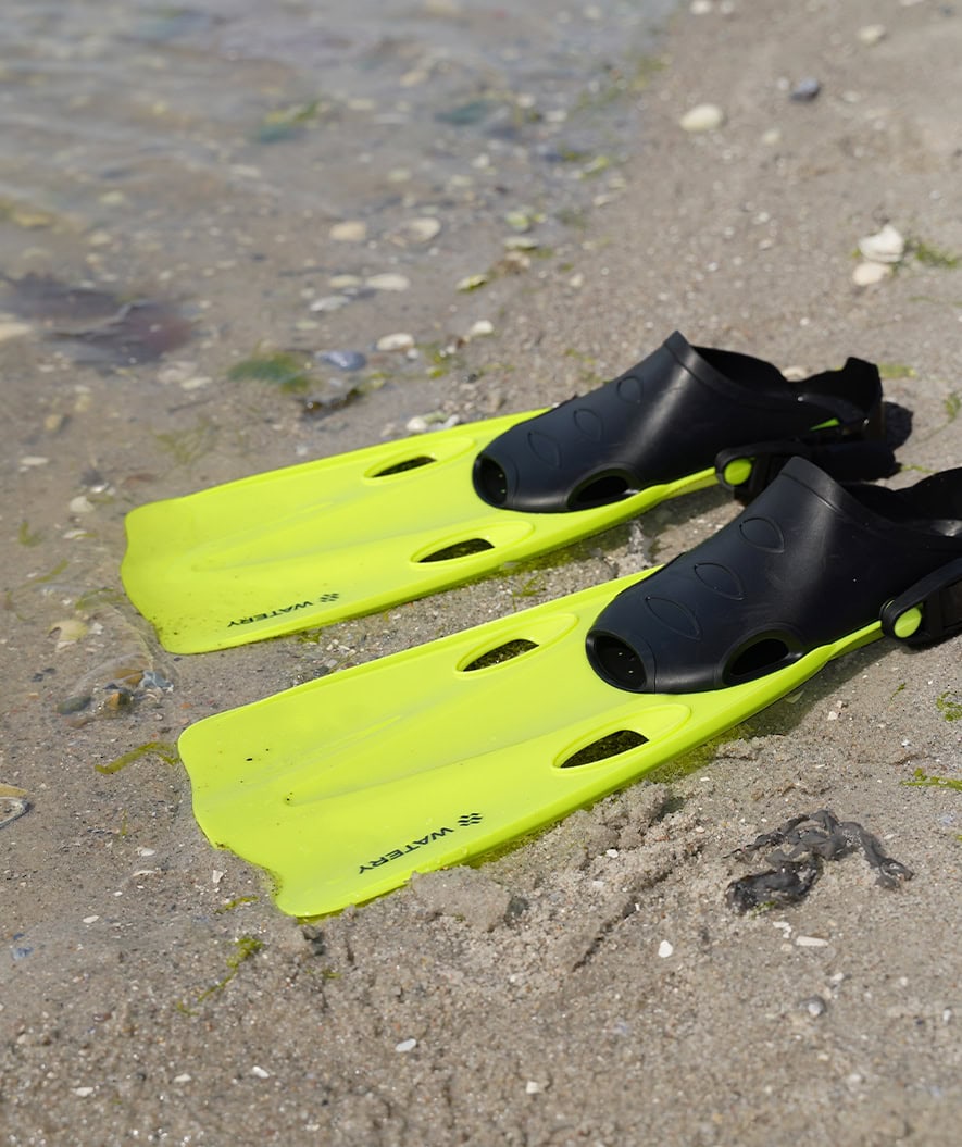 Watery diving fins for kids - Masika - Green