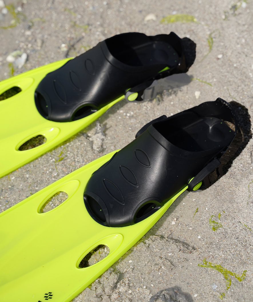 Watery diving fins for kids - Masika - Green