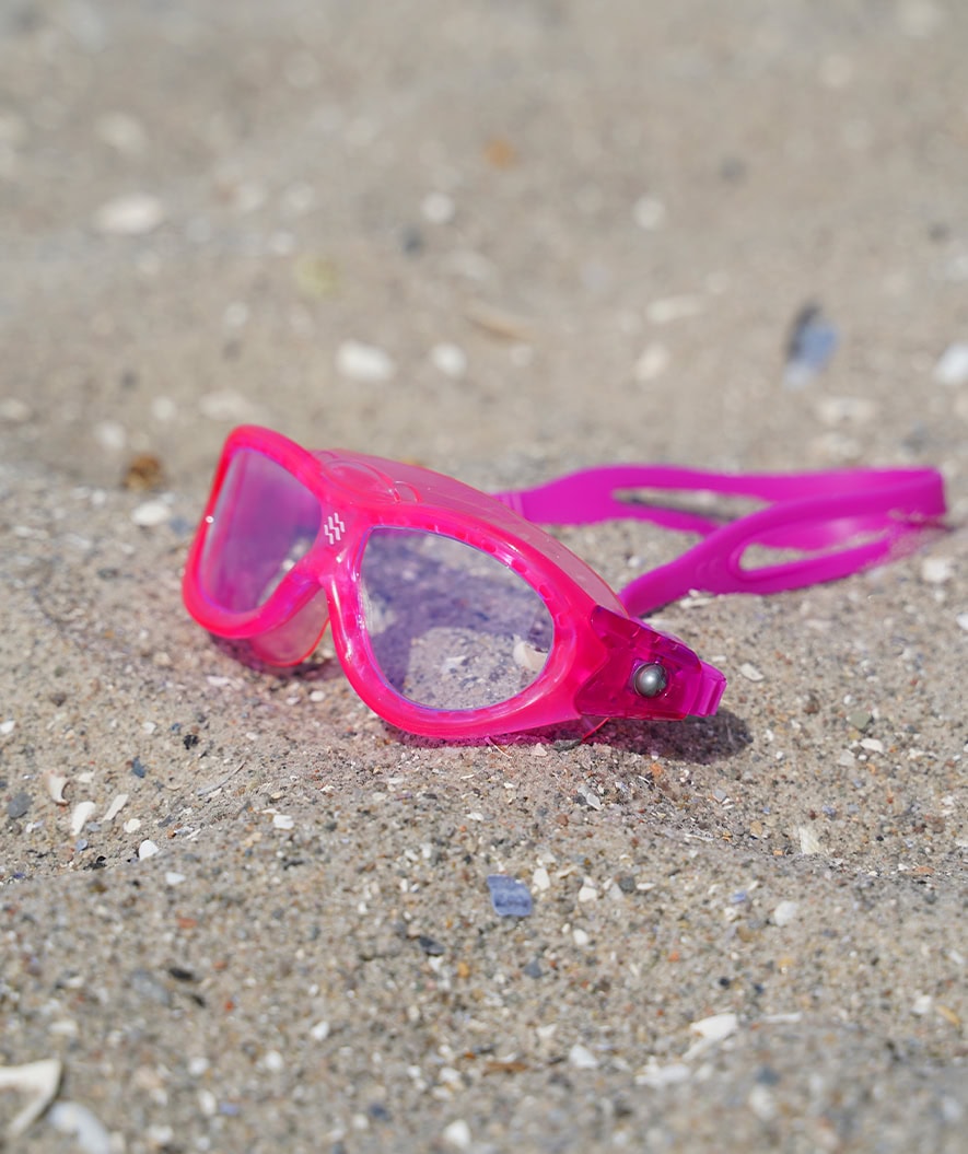 Watery swim goggles for kids - Wilton - Atlantic Pink/clear