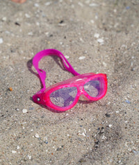 Watery swim goggles for kids - Wilton - Atlantic Pink/clear