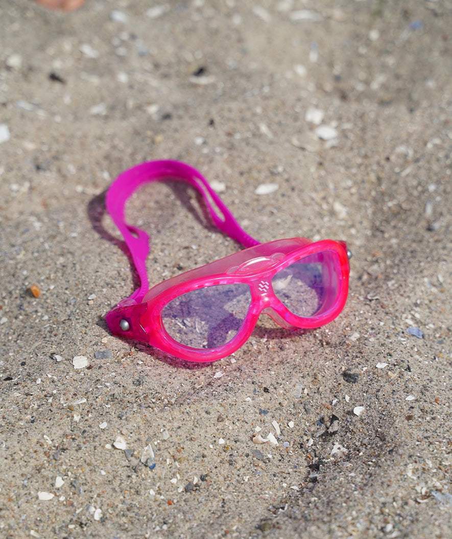 Watery swim goggles for kids - Wilton - Atlantic Pink/clear