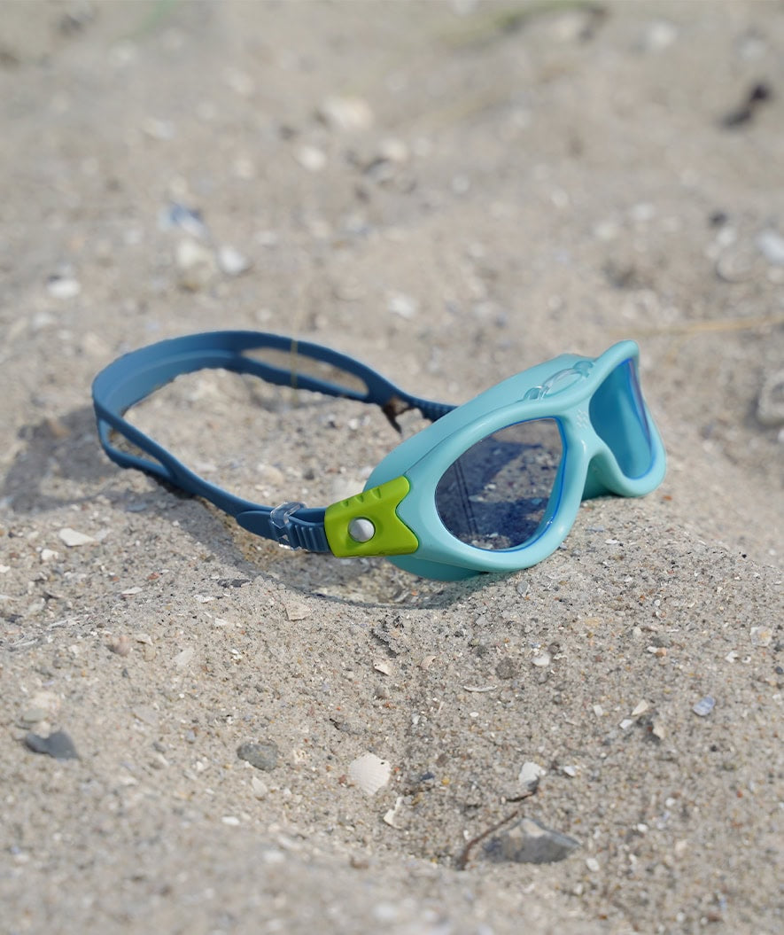 Watery swimming goggles for kids (2-8) - Wilton - Blue/clear