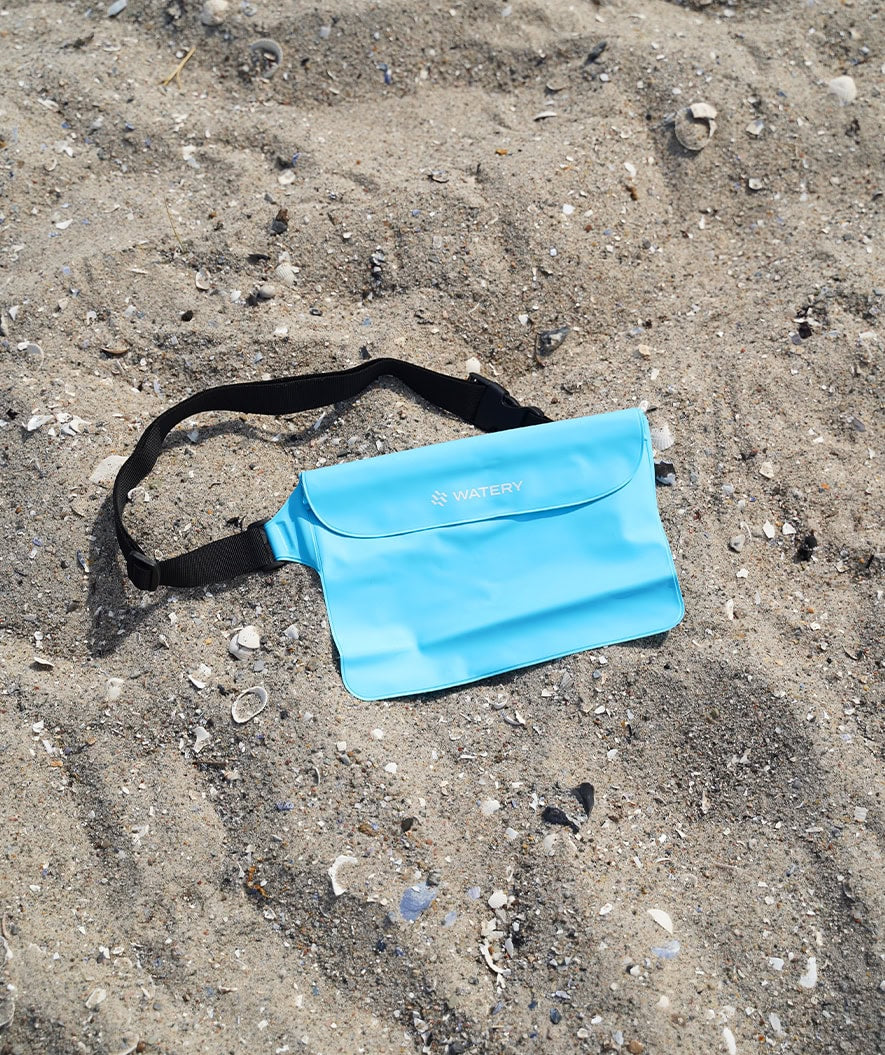 Watery waterproof bum bag - Talia - Blue