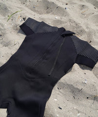 Watery wetsuit for women - Short Sleeve Duncan (3mm) - Black
