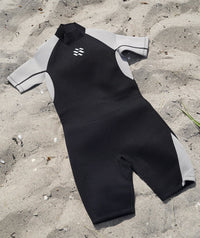 Watery wetsuit for kids - Short Sleeve Duncan (3mm) - Black