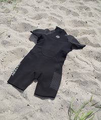 Watery wetsuit for women - Short Sleeve Duncan (3mm) - Black