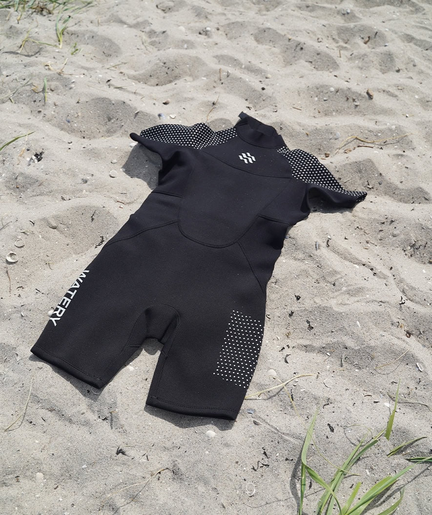 Watery wetsuit for women - Short Sleeve Duncan (3mm) - Black